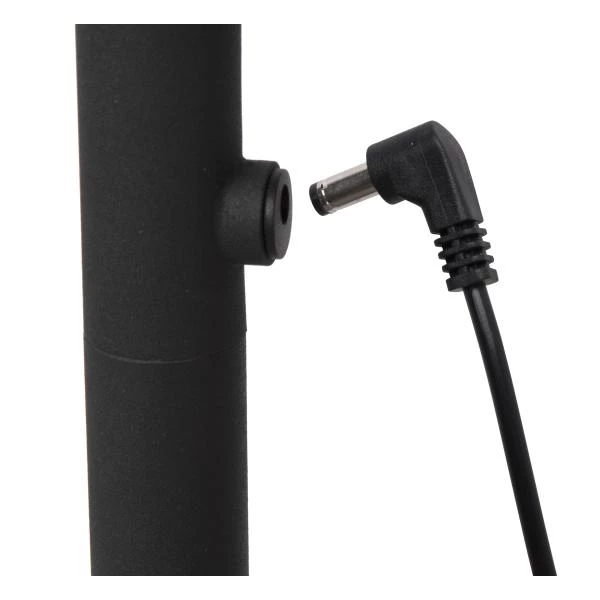 Lucide GILLY - wiederaufladbare Stehlampe Mit Leselampe - Akku/Batterie - LED Dim. - 1x3W 2700K - Schwarz - DETAIL 3